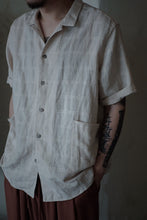 將圖片載入圖庫檢視器 Le&#39;KAEN check short sleeve shirt/top with pockets unisex
