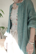 將圖片載入圖庫檢視器 Le'ElZA linen summer shirt w/pockets unisex
