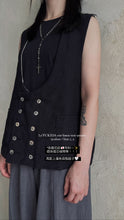 將圖片載入圖庫檢視器 Le&#39;FUKIDA ctn-linen vest unisex
