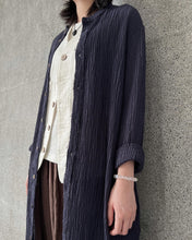 將圖片載入圖庫檢視器 Le&#39;EIRO linen summer long shirt w/pocket unisex
