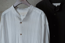 將圖片載入圖庫檢視器 Le&#39;MANRII striped shirt/top whit pockets unisex
