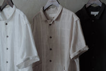 將圖片載入圖庫檢視器 Le&#39;KAEN check short sleeve shirt/top with pockets unisex
