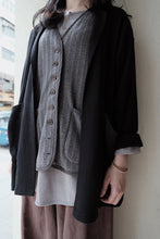 將圖片載入圖庫檢視器 Le&#39;YAGITA patchwork (knit+linen) vest unisex
