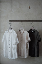 將圖片載入圖庫檢視器 Le&#39;KAEN check short sleeve shirt/top with pockets unisex
