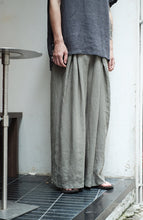 將圖片載入圖庫檢視器 Le'ARICHI linen pleated pants unisex
