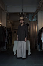 將圖片載入圖庫檢視器 Le&#39;DETA Linen work top w/pockets unisex
