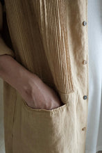 將圖片載入圖庫檢視器 Le'CANVIA linen shirt/top whit pockets unisex
