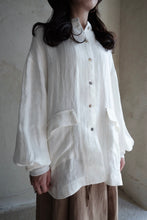 將圖片載入圖庫檢視器 Le&#39;DEKURA linen shirt/jacket unisex
