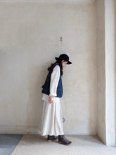 將圖片載入圖庫檢視器 Le&#39;FUREA linen striped midi-skirt
