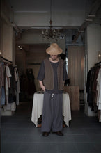 將圖片載入圖庫檢視器 Le&#39;YAGITA patchwork (knit+linen) vest unisex
