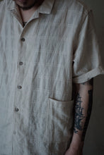 將圖片載入圖庫檢視器 Le&#39;KAEN check short sleeve shirt/top with pockets unisex
