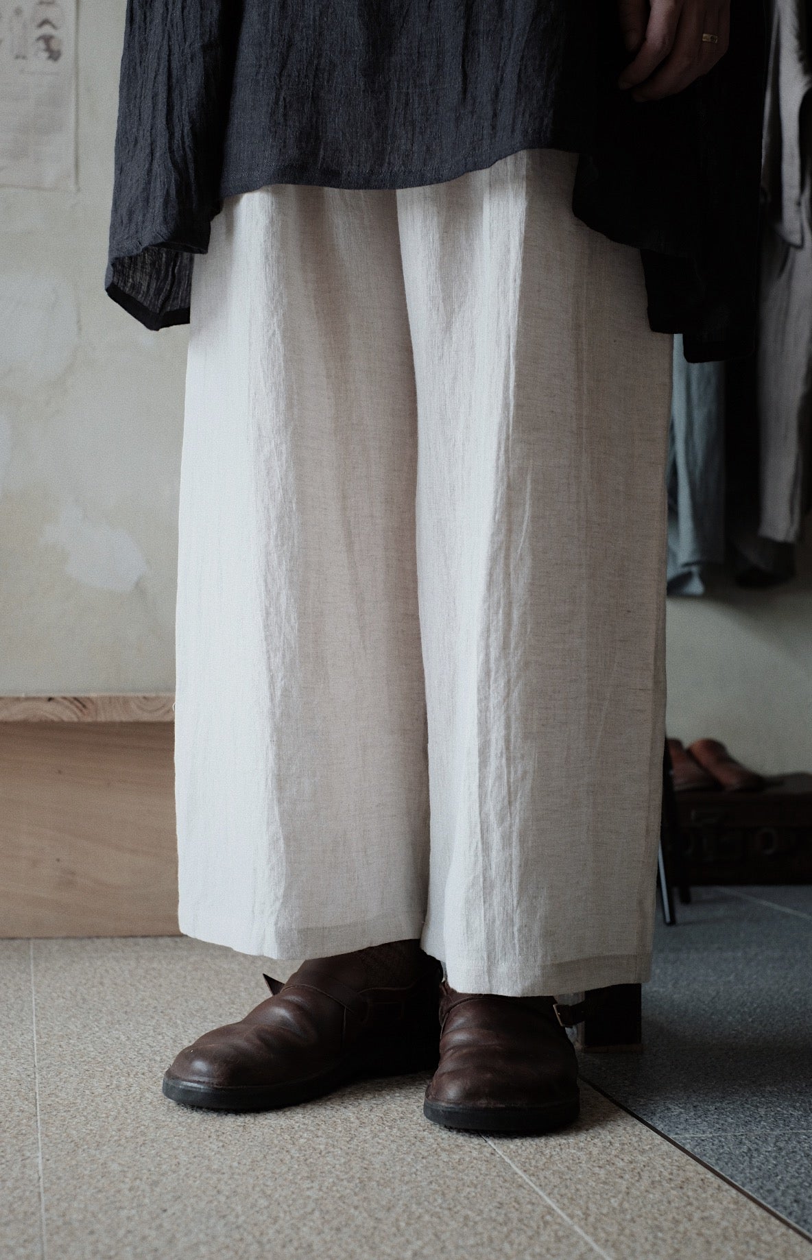 Le'RIAMO linen easy pants unisex