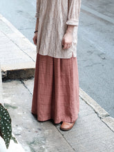 將圖片載入圖庫檢視器 Le'JINTA plaid linen skirt

