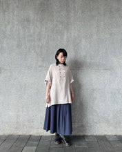 將圖片載入圖庫檢視器 Le&#39;Layer-gauze short sleeved top unisex
