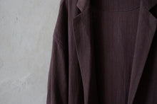 將圖片載入圖庫檢視器 Le&#39;WAGAI Sth-linen blazer unisex
