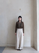 將圖片載入圖庫檢視器 Le&#39;FUKAI linen wide pants unisex
