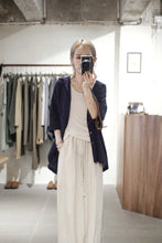 將圖片載入圖庫檢視器 Le'KAYURI embroidery Tencel summer shirt w/pockets unisex II
