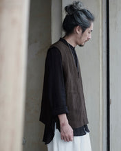 將圖片載入圖庫檢視器 Le&#39;CHISAE linen vest/top unisex
