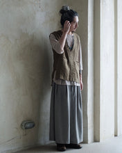 將圖片載入圖庫檢視器 Le&#39;CHISAE linen vest/top unisex
