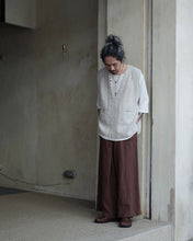將圖片載入圖庫檢視器 Le&#39;CHISAE linen vest/top unisex
