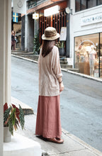 將圖片載入圖庫檢視器 Le'JINTA plaid linen skirt
