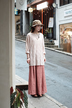將圖片載入圖庫檢視器 Le'JINTA plaid linen skirt
