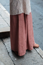 將圖片載入圖庫檢視器 Le'JINTA plaid linen skirt
