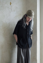 將圖片載入圖庫檢視器 Le&#39;RIYAMA short sleeved shirt w/pockets unisex

