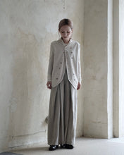 將圖片載入圖庫檢視器 Le'ARICHI linen pleated pants unisex

