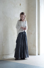 將圖片載入圖庫檢視器 Le'YAKARI linen striped gathered skirt 2way
