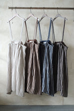 將圖片載入圖庫檢視器 Le'YAKARI linen striped gathered skirt 2way
