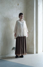 將圖片載入圖庫檢視器 Le&#39;JOTAKI linen double layers skirt
