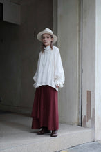 將圖片載入圖庫檢視器 Le'ZUKAI French puff-sleeve top

