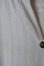 將圖片載入圖庫檢視器 Le&#39;BENISH linen dark striped long top w/pockets
