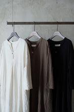 將圖片載入圖庫檢視器 Le&#39;BENISH linen dark striped long top w/pockets
