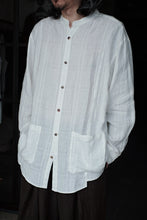 將圖片載入圖庫檢視器 Le'CHISAO plaid shirt/top with pockets unisex
