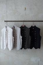 將圖片載入圖庫檢視器 Le'BENIYA double breasted vest unisex
