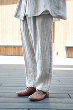 將圖片載入圖庫檢視器 Le&#39;DEMIYA linen trousers unisex
