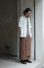 將圖片載入圖庫檢視器 Le&#39;ORIDA linen worker pants 2way unisex
