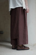 將圖片載入圖庫檢視器 Le&#39;ORIDA linen worker pants 2way unisex
