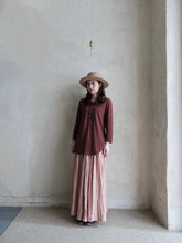 將圖片載入圖庫檢視器 Le&#39;ORLARI linen striped gathers skirt
