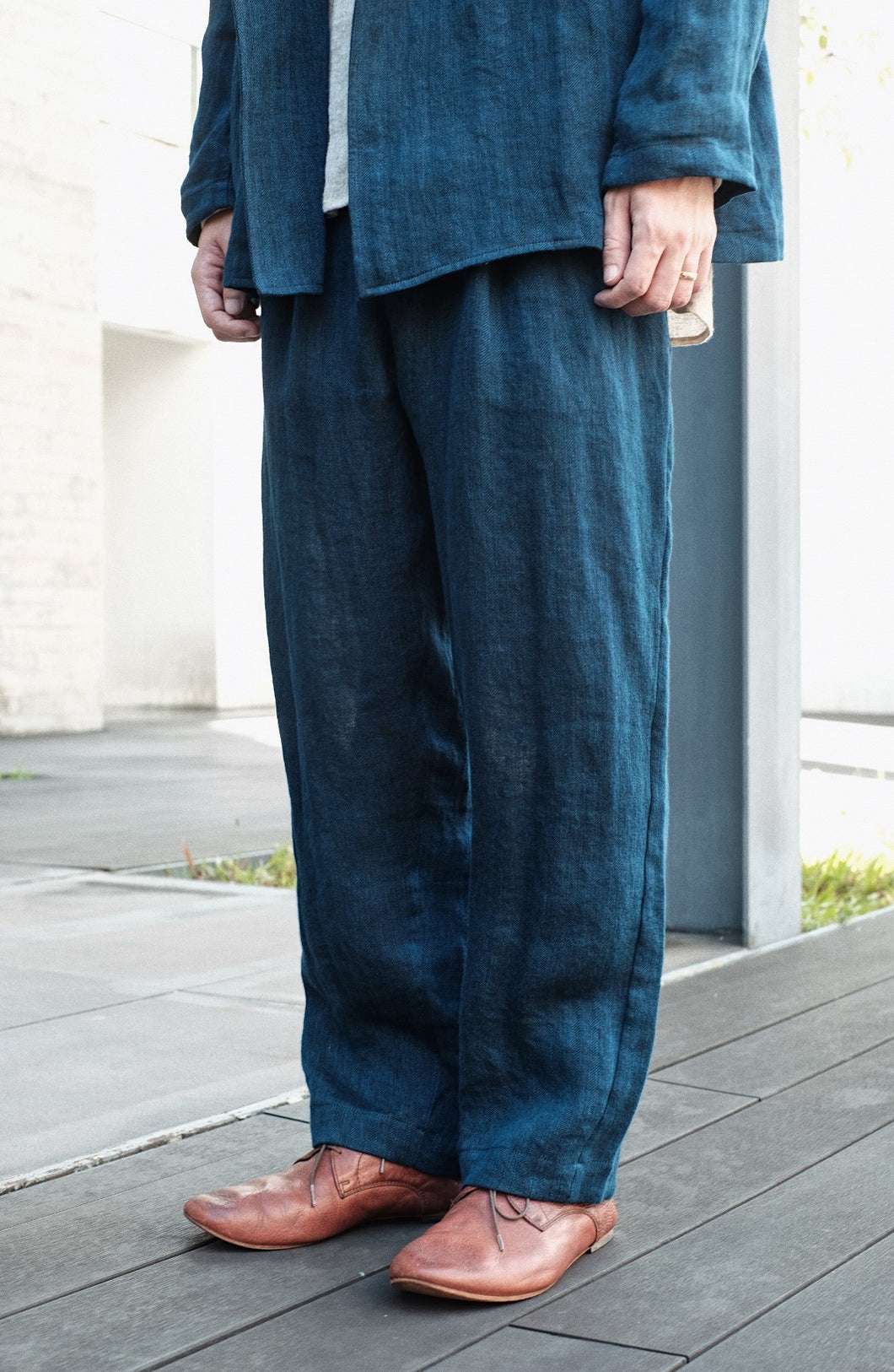 Le'DEMIYA linen trousers unisex