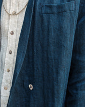 將圖片載入圖庫檢視器 Le&#39;DEMIYA double breasted linen blazer unisex
