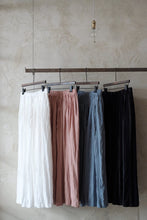 將圖片載入圖庫檢視器 Le&#39;ORLARI linen striped gathers skirt
