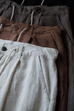 將圖片載入圖庫檢視器 Le&#39;FUKAI linen wide pants unisex
