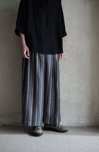 將圖片載入圖庫檢視器 Le&#39;GEINO linen stripe pants unisex

