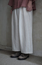 將圖片載入圖庫檢視器 Le&#39;GEINO linen stripe pants unisex
