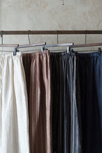 將圖片載入圖庫檢視器 Le&#39;GEINO linen stripe pants unisex
