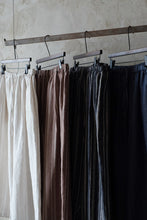 將圖片載入圖庫檢視器 Le&#39;GEINO linen stripe pants unisex
