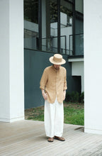 將圖片載入圖庫檢視器 Le&#39;GEMMA linen summer shirt unisex
